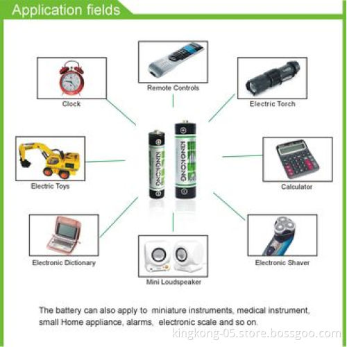 1.5V Lipo Rechargeable Batteries with R6